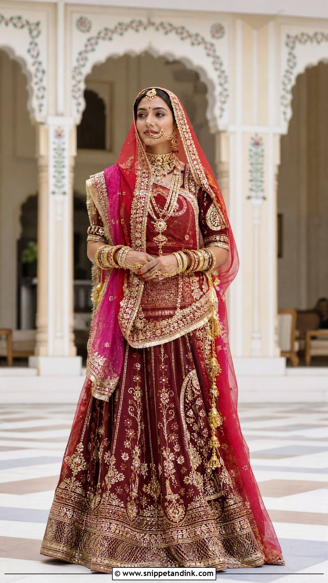 Double Odhni Rajputi Bridal Poshak - Snippet and Ink - 20 Rajputi Bridal Poshak Ideas