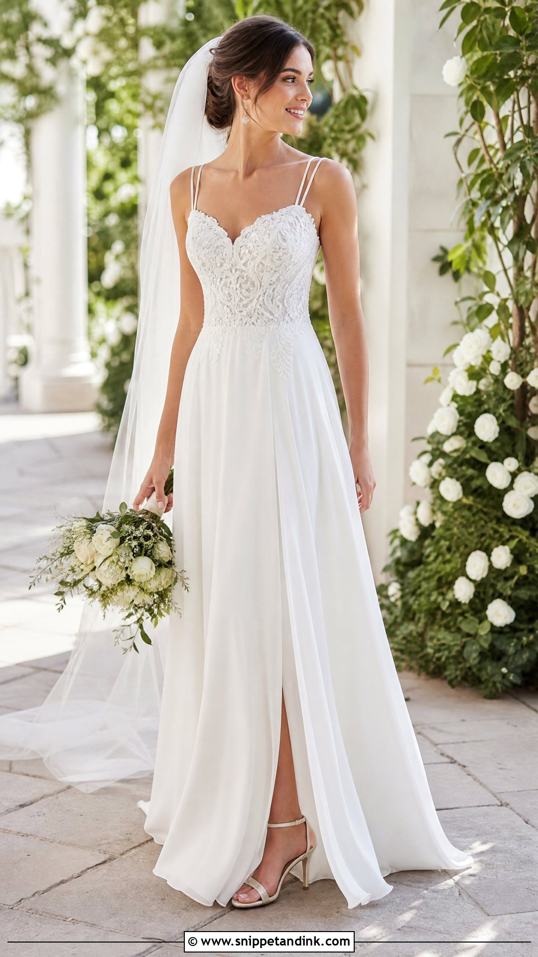 Double Strap Wedding Dress - Snippet and Ink - 20 Wedding Dress Straps Ideas