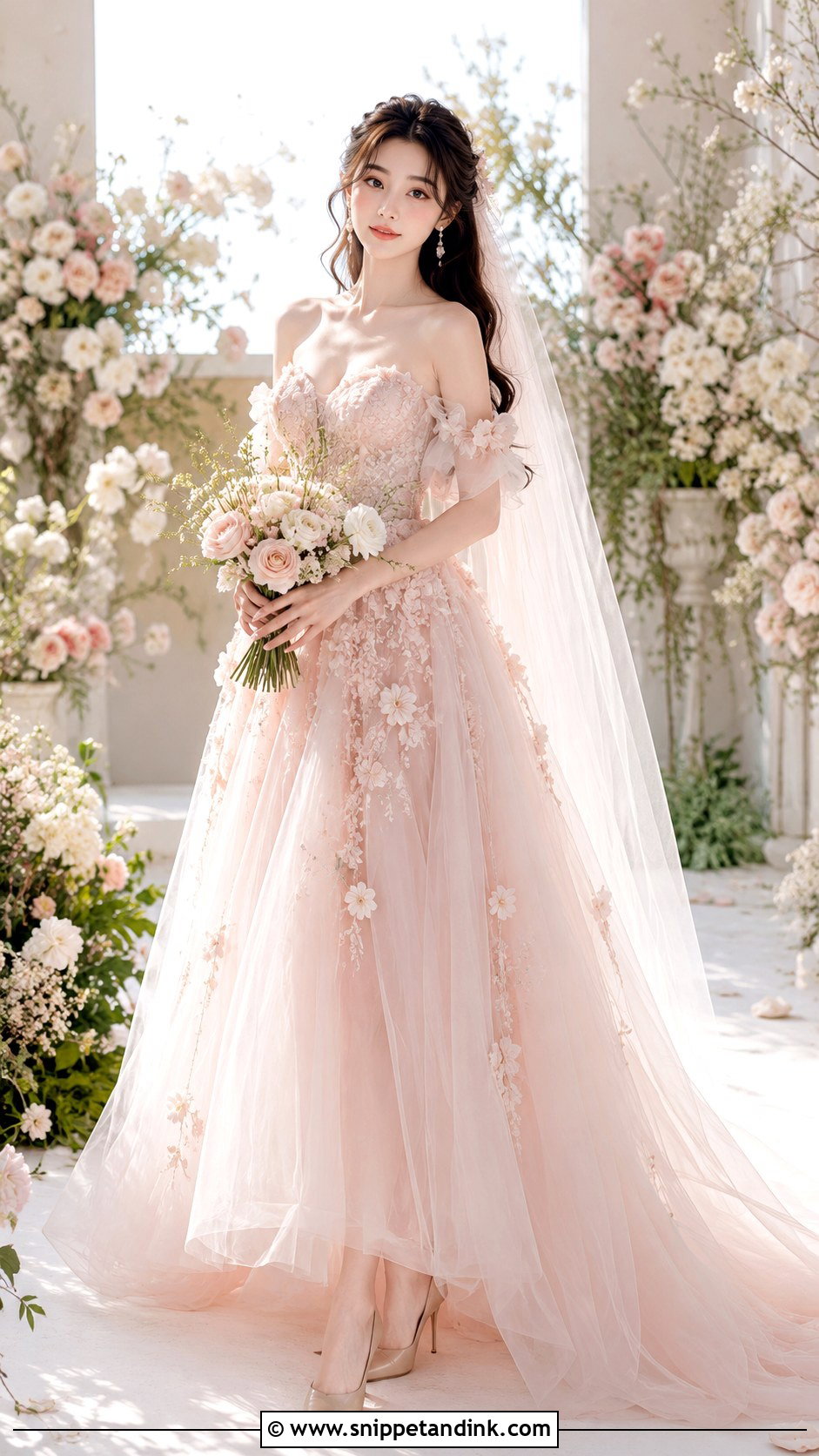 Douyin Blush Pink Wedding Dress - Snippet and Ink - 25 Douyin Wedding Dress Ideas