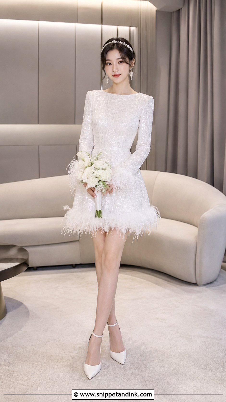 Douyin Feather Wedding Dress - Snippet and Ink - 25 Douyin Wedding Dress Ideas