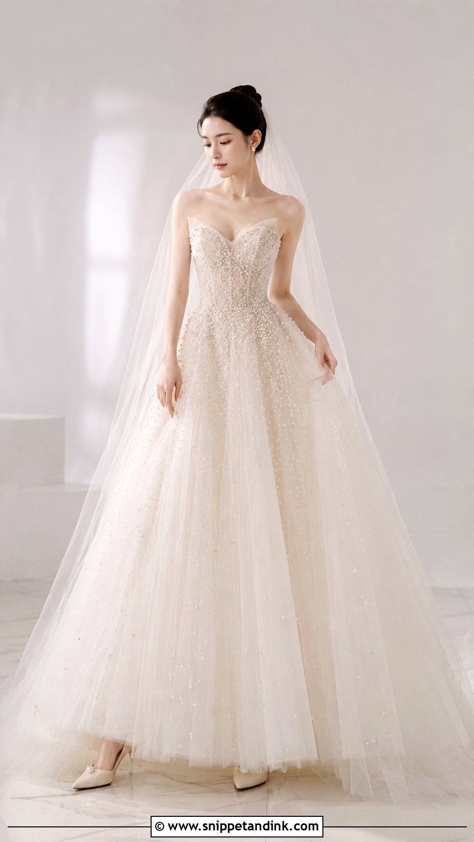 Douyin Pearl Wedding Dress - Snippet and Ink - 25 Douyin Wedding Dress Ideas