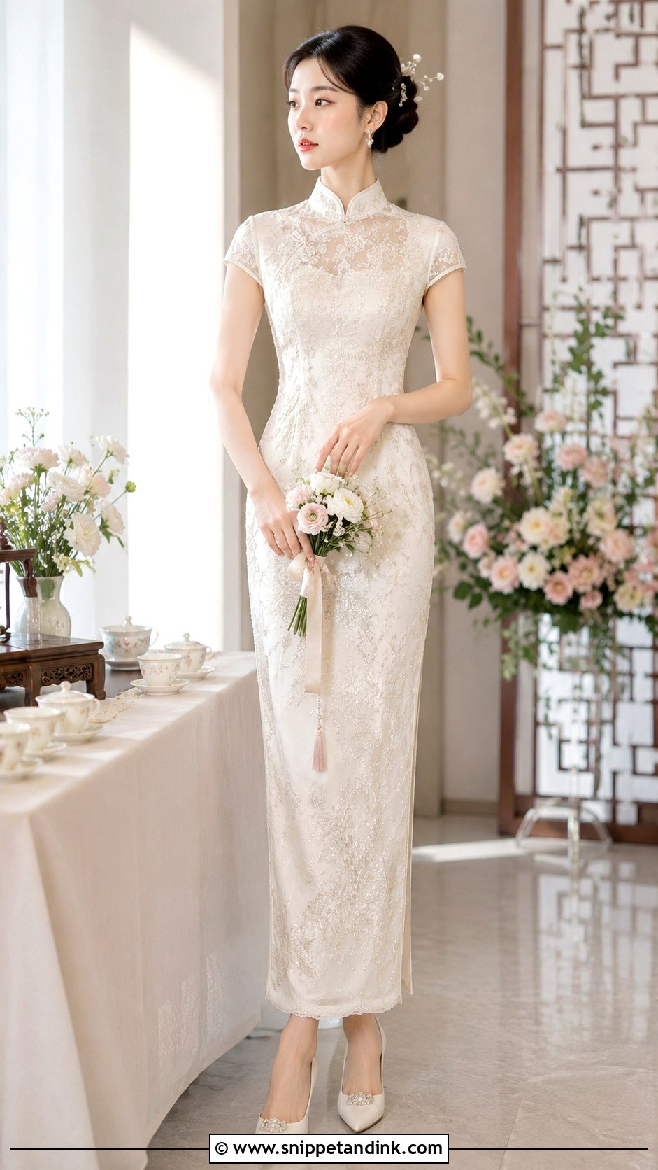 Douyin Qipao Wedding Dress - Snippet and Ink - 25 Douyin Wedding Dress Ideas