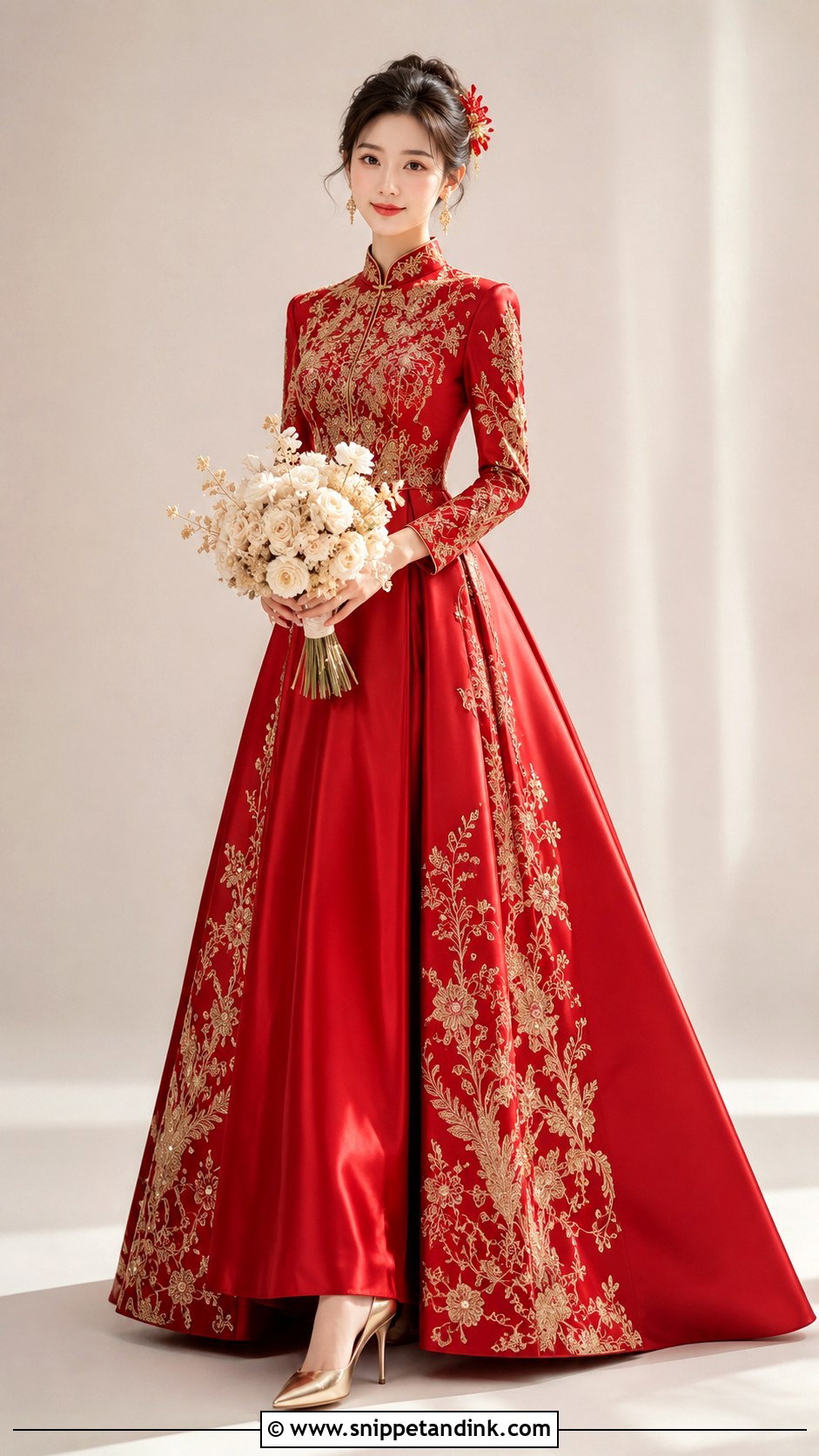 Douyin Red Wedding Dress - Snippet and Ink - 25 Douyin Wedding Dress Ideas