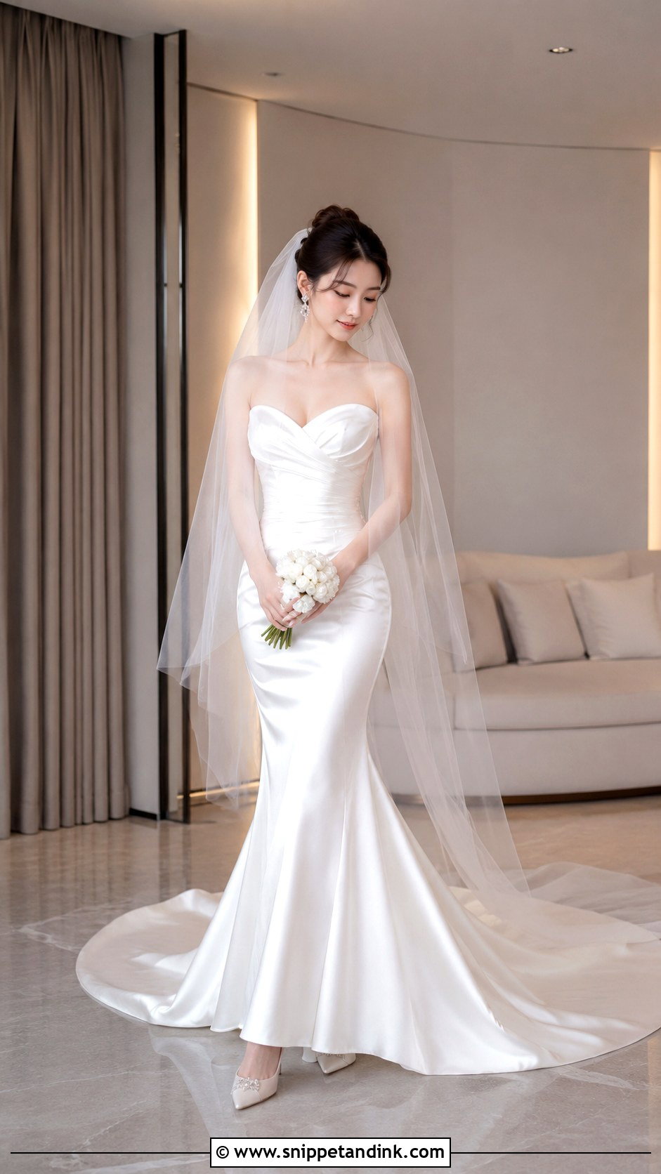 Douyin Satin Mermaid Wedding Dress - Snippet and Ink - 25 Douyin Wedding Dress Ideas