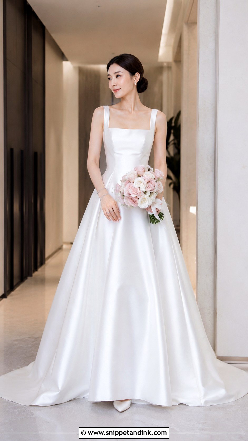 Douyin Square Neck Wedding Dress - Snippet and Ink - 25 Douyin Wedding Dress Ideas
