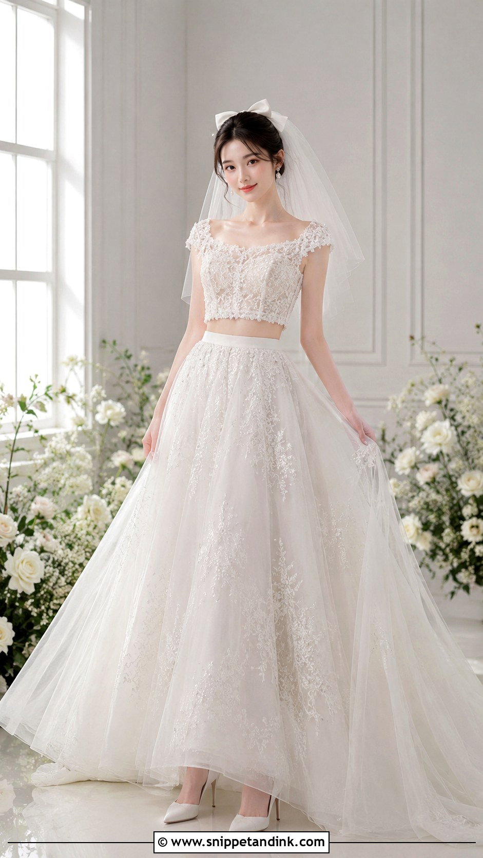 Douyin Two Piece Wedding Dress - Snippet and Ink - 25 Douyin Wedding Dress Ideas