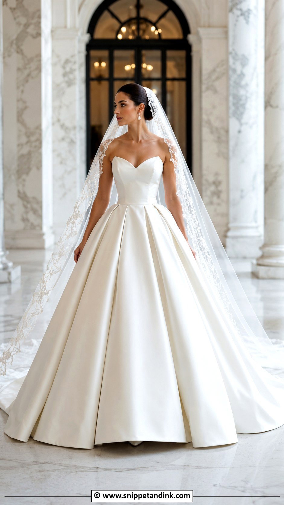 Dramatic Ball Gown Wedding Dress - Snippet and Ink - 30 Dramatic Wedding Dress Ideas