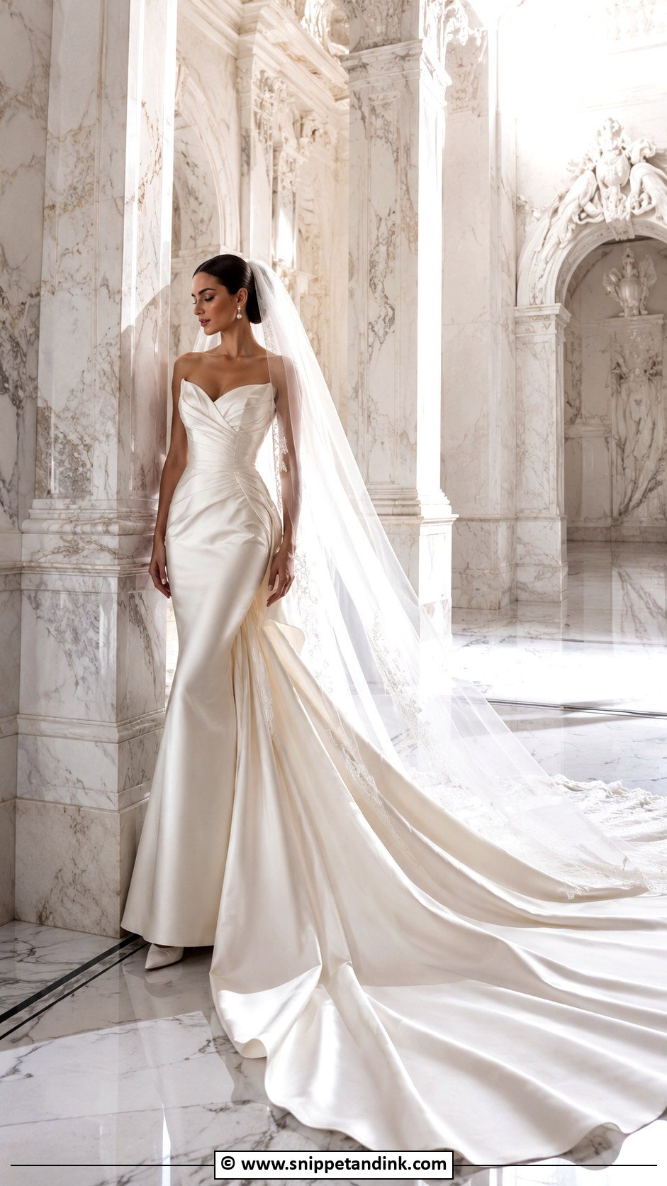 Dramatic Train Wedding Dress - Snippet and Ink - 30 Couture Wedding Gowns