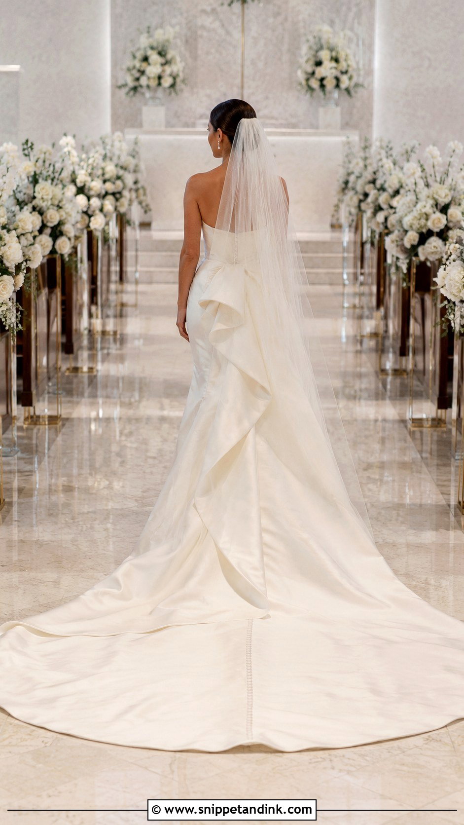 Dramatic Train Wedding Dress - Snippet and Ink - 25 Avant Garde Wedding Dress Ideas