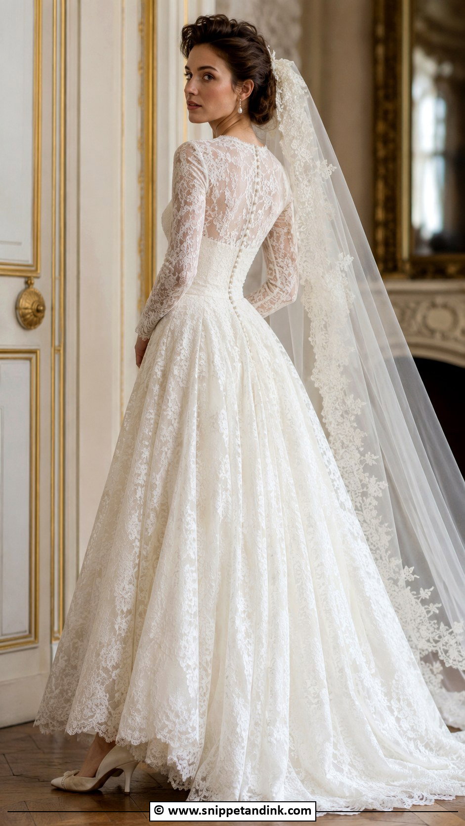 Dramatic Vintage Wedding Dress - Snippet and Ink - 30 Dramatic Wedding Dress Ideas