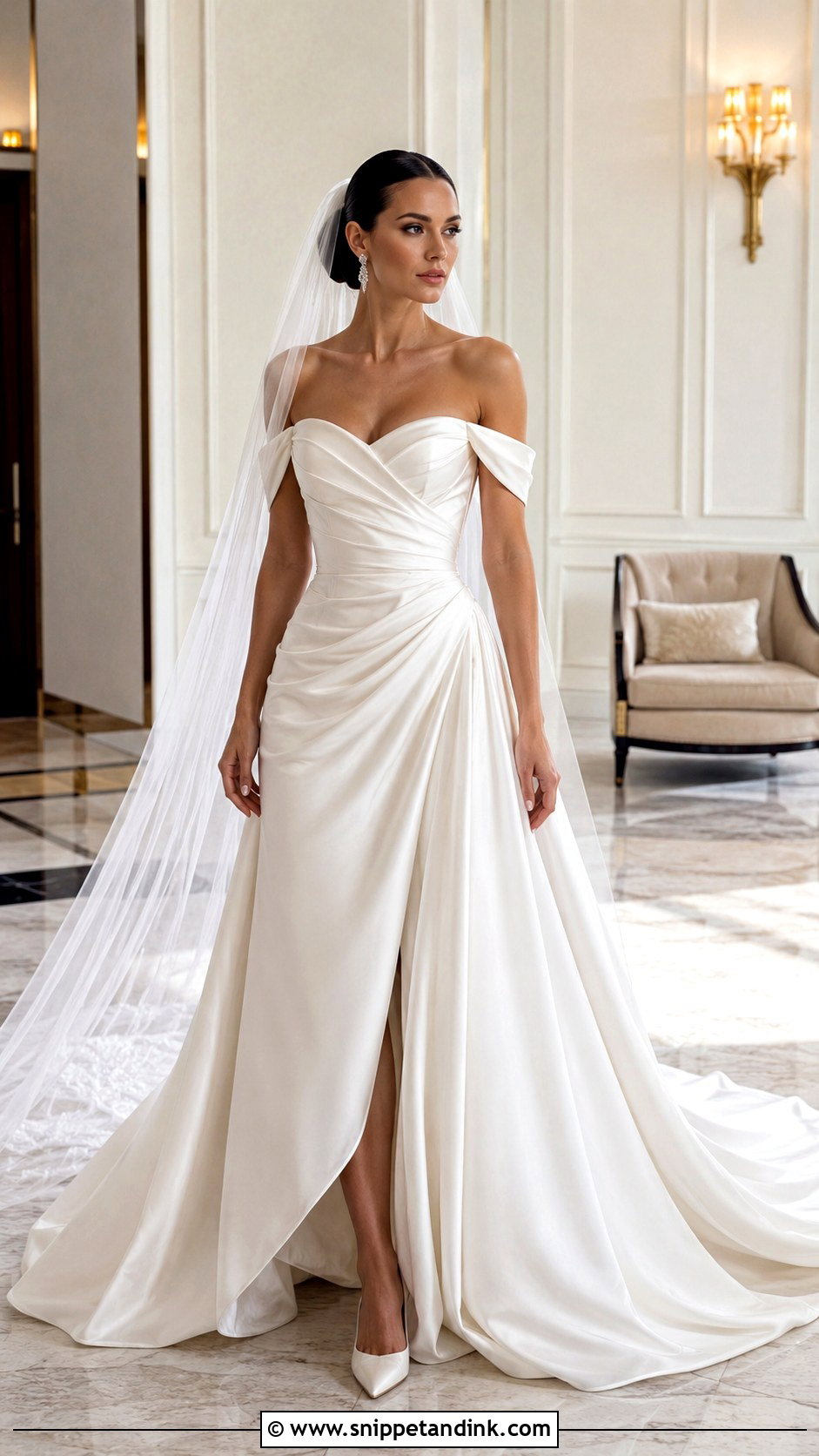 Draped Corset Wedding Dress - Snippet and Ink - 20 Latest Wedding Dress Ideas