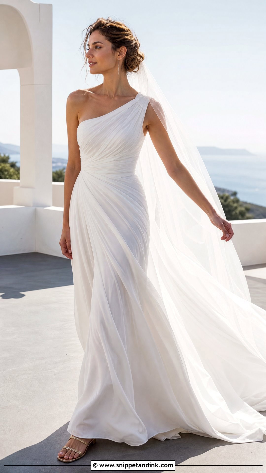 Draped Grecian Wedding Dress - Snippet and Ink - 20 The Wedding Dress Ideas