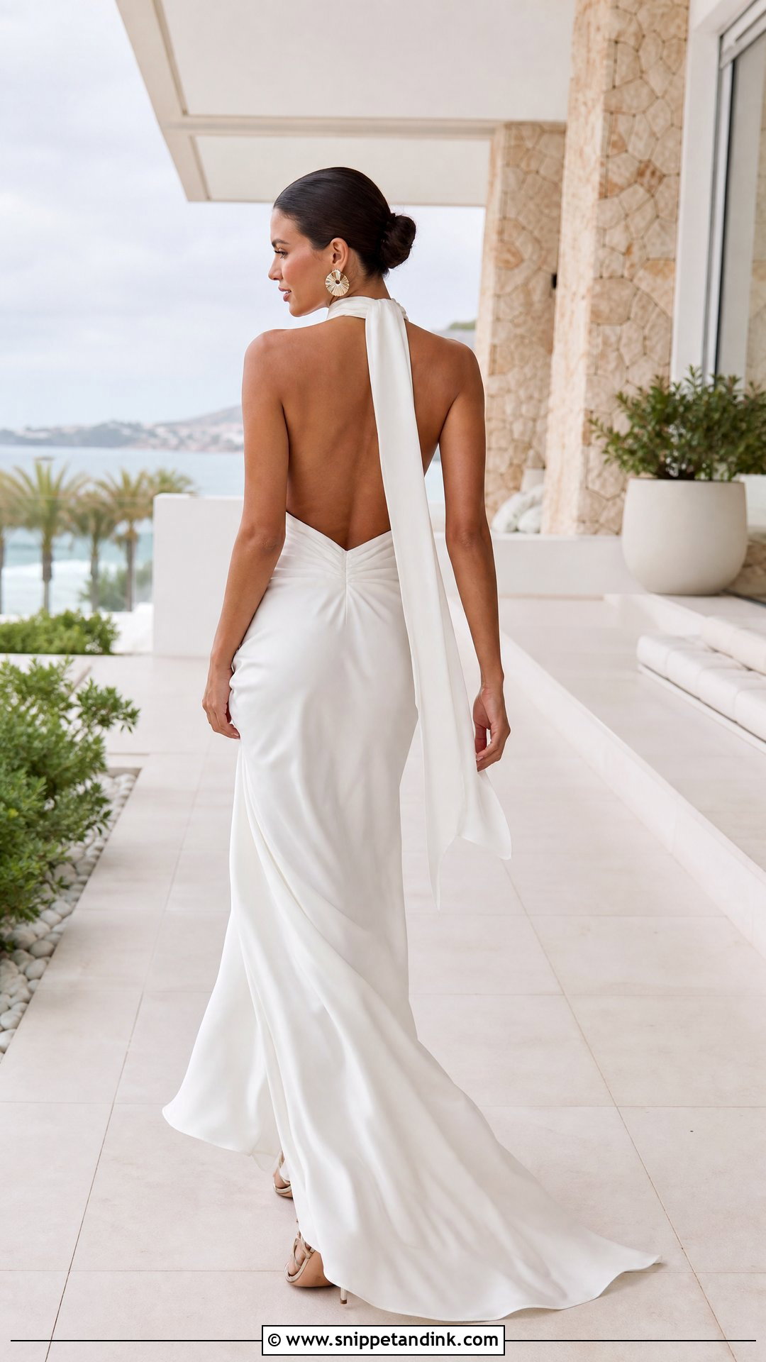 Draped Halter Wedding Dress - Snippet and Ink - 20 Original Wedding Dress Ideas