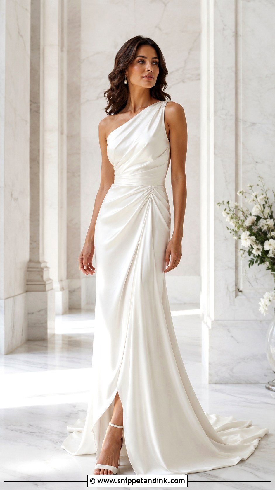Draped Silk Wedding Dress - Snippet and Ink - 25 Haute Couture Wedding Dress Ideas