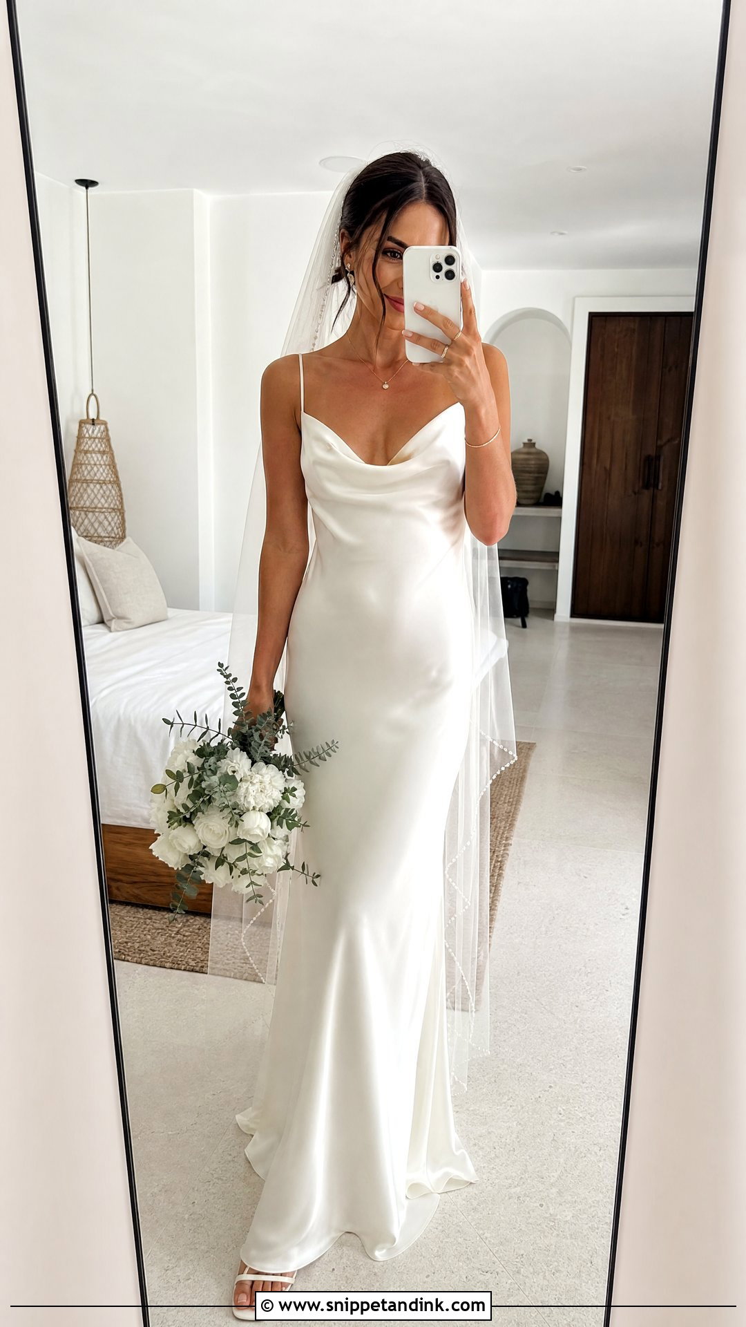 Draped Slip Wedding Dress - Snippet and Ink - 25 Draped Wedding Dress Ideas