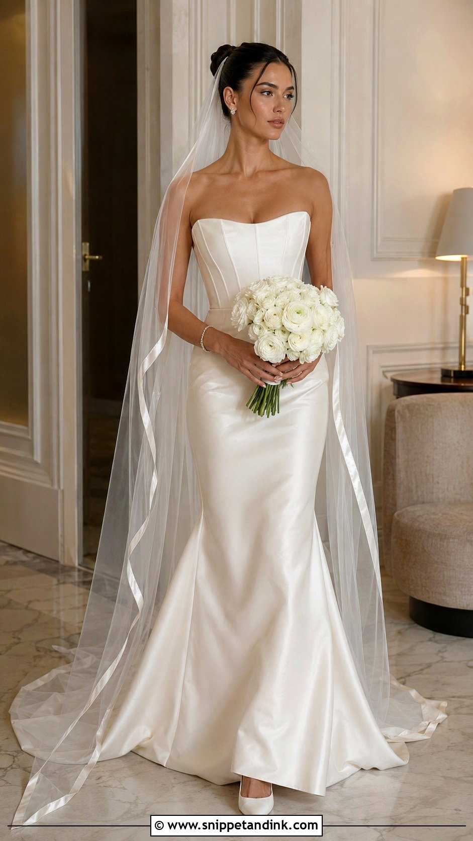 Dree Strapless Corset Wedding Dress - Snippet and Ink - 20 Grace Loves Lace Wedding Dress Ideas