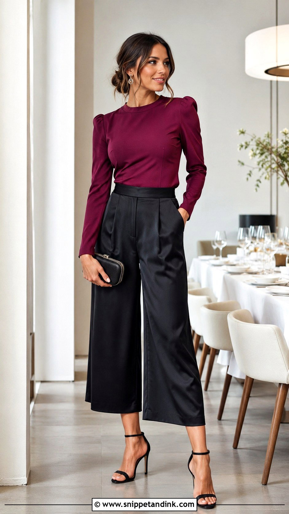 Dressy Culottes Wedding Dinner Outfit - Snippet and Ink - 25 Wedding Dinner Outfit Ideas