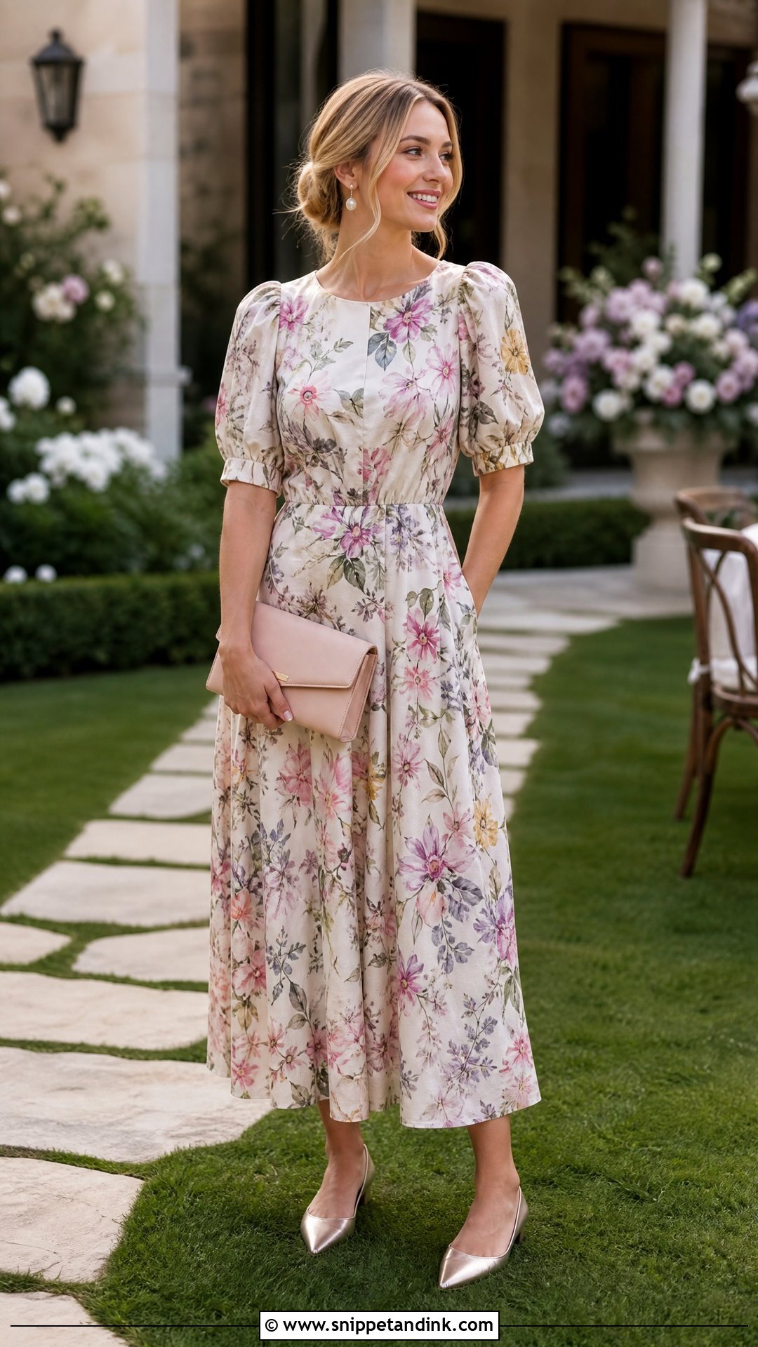 Dressy Flats Garden Party Wedding Outfit - Snippet and Ink - 25 Garden Party Wedding Attire Ideas