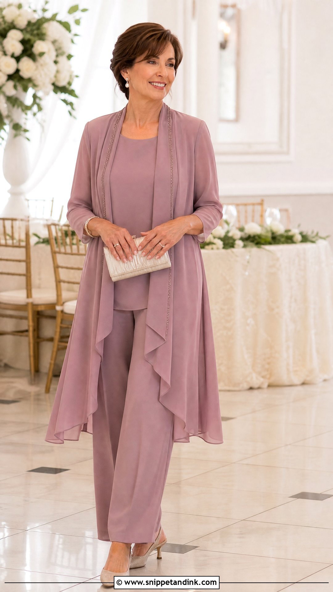 Dressy Pants And Long Jacket Wedding Outfit - Snippet and Ink - 25 Dressy Pants Outfits for Wedding