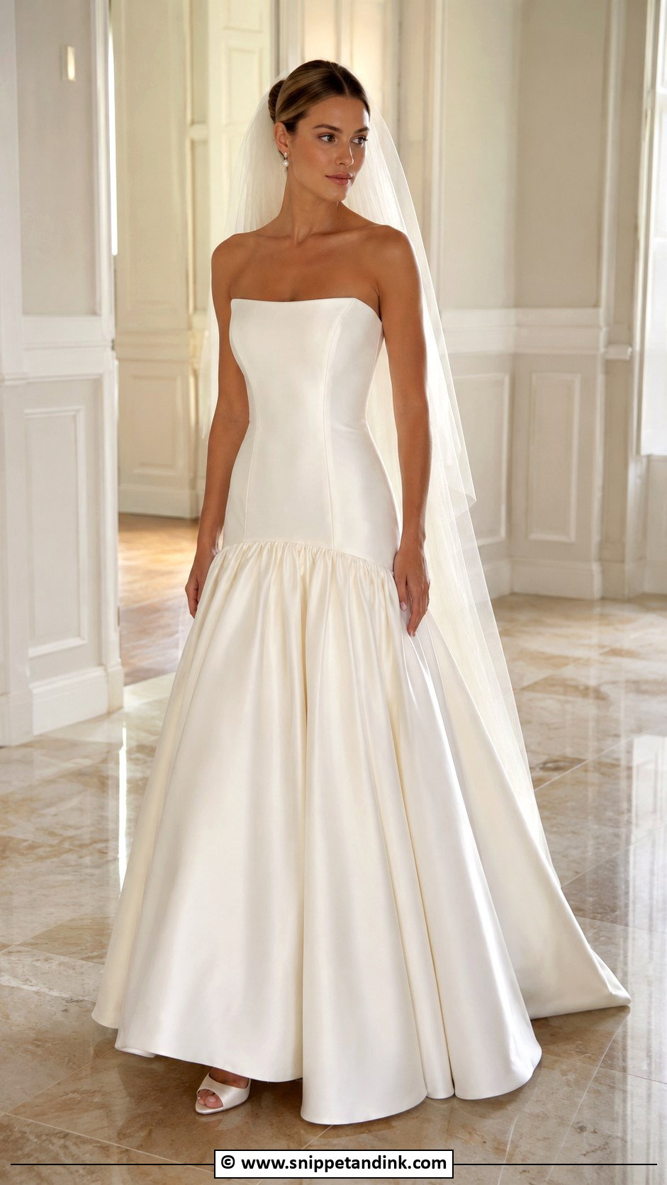 Drop Waist Bridal Dress - Snippet and Ink - 35 Bridal Dresses