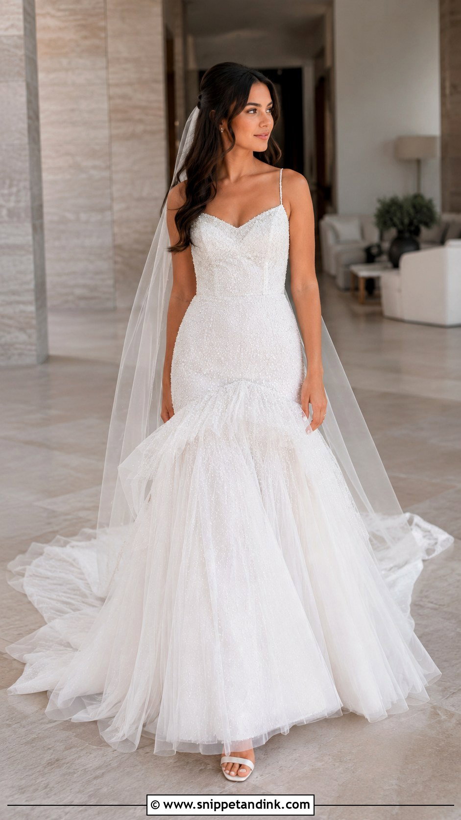 Drop Waist Bridal Dress - Snippet and Ink - 20 New Bridal Dress Designs
