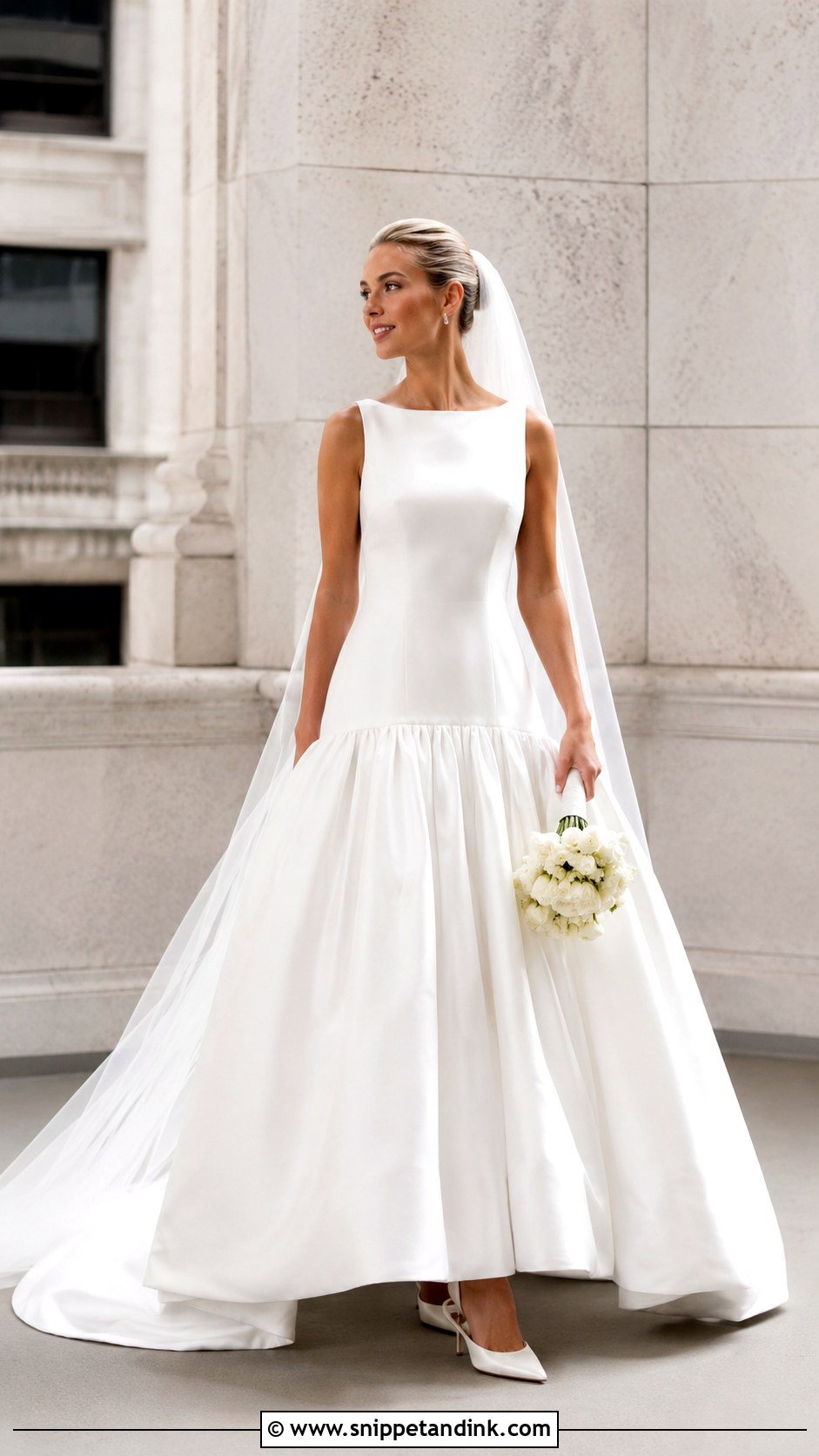 Drop Waist Bridal Dress - Snippet and Ink - 25 Bridal Dresses 2025