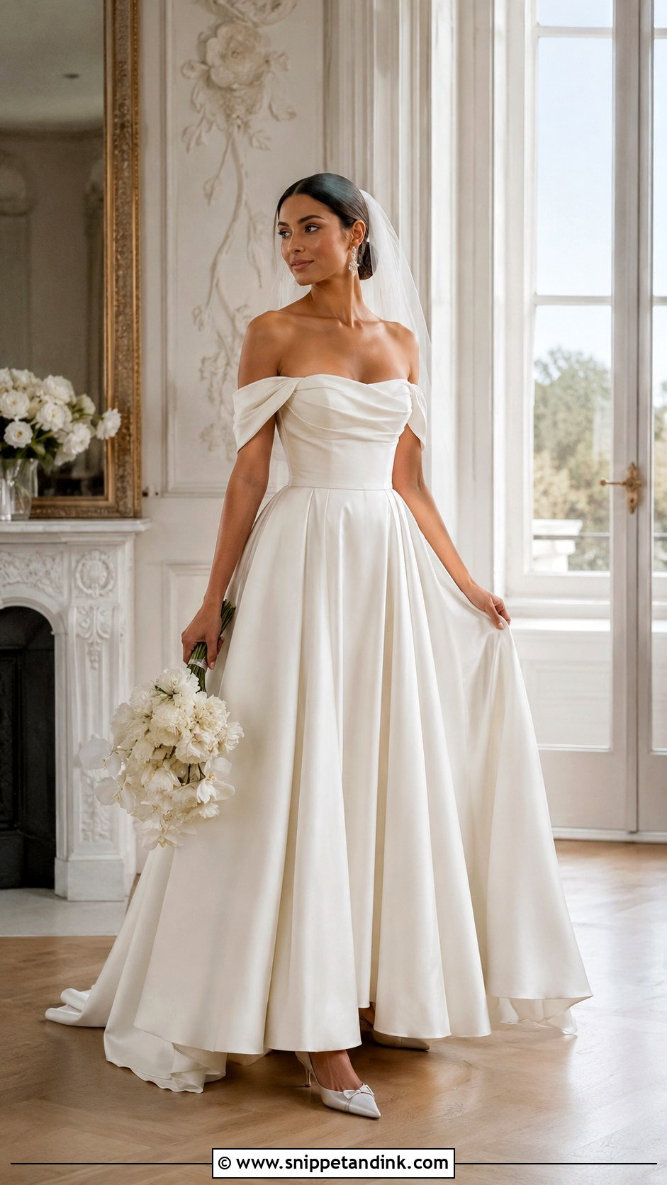Drop Waist Bridal Gown - Snippet and Ink - 20 2024 Bridal Gowns