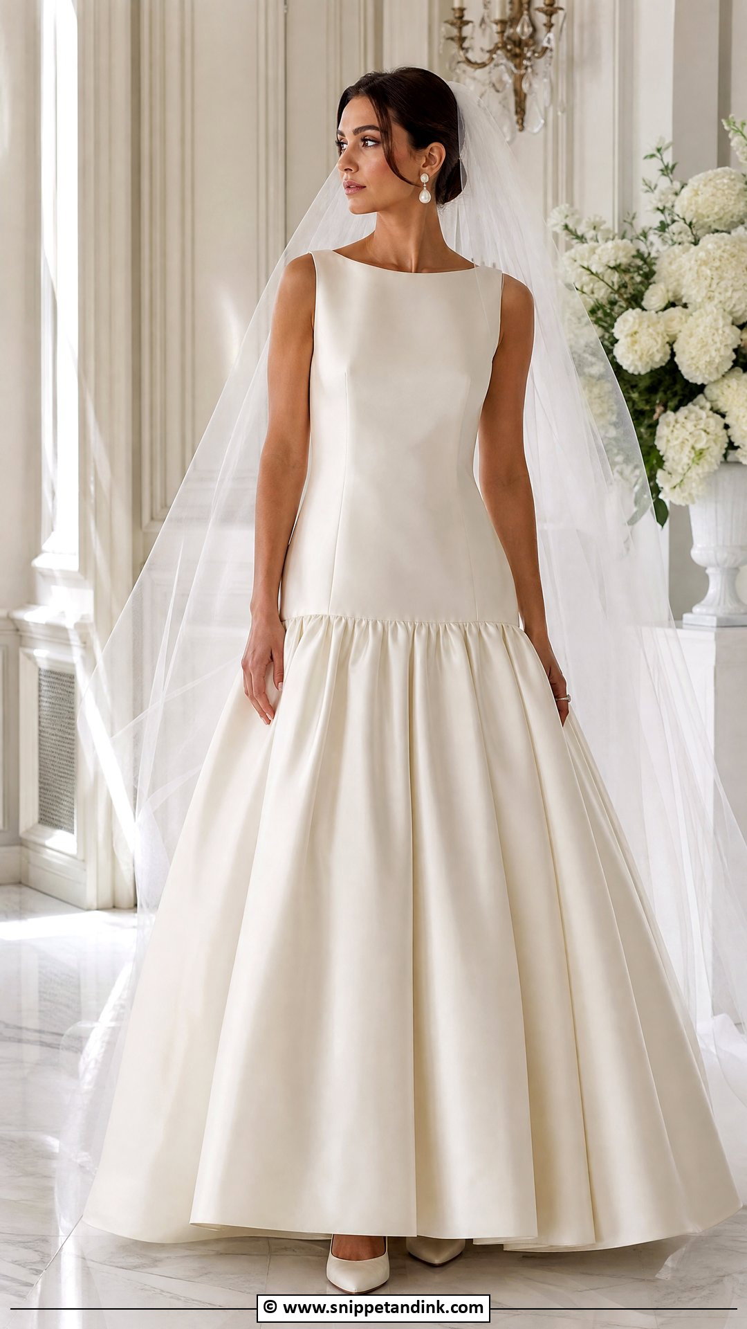 Drop Waist Bride Dress - Snippet and Ink - 35 Bride Dresses