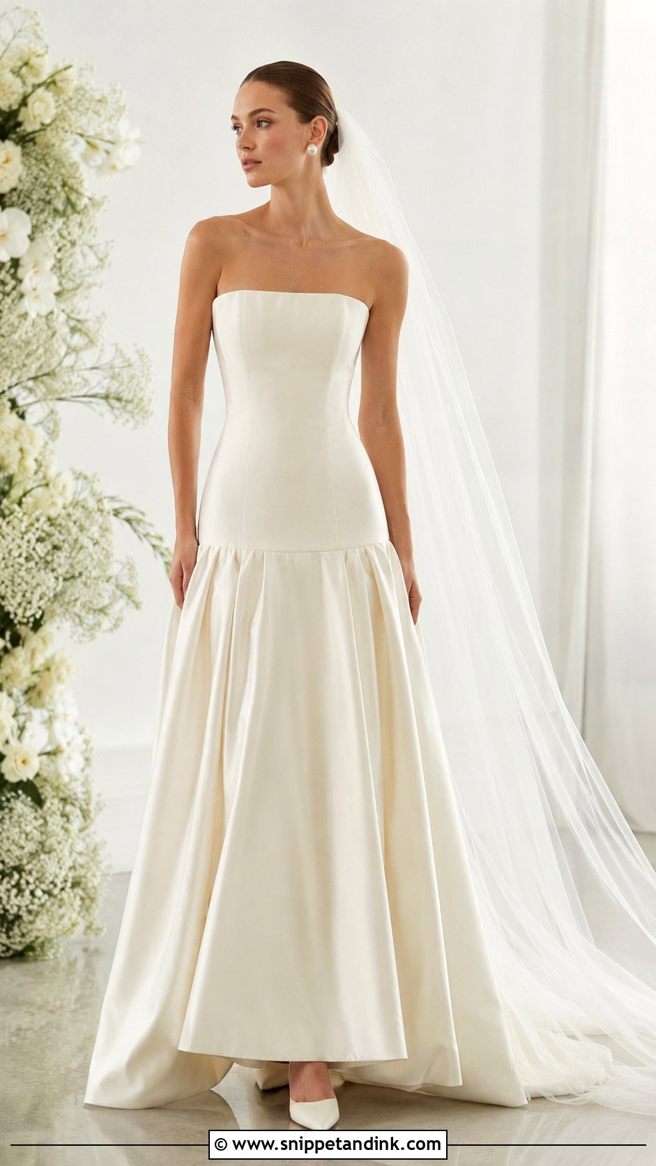 Drop Waist Bride Dress - Snippet and Ink - 25 Bride Dress 2025 Ideas
