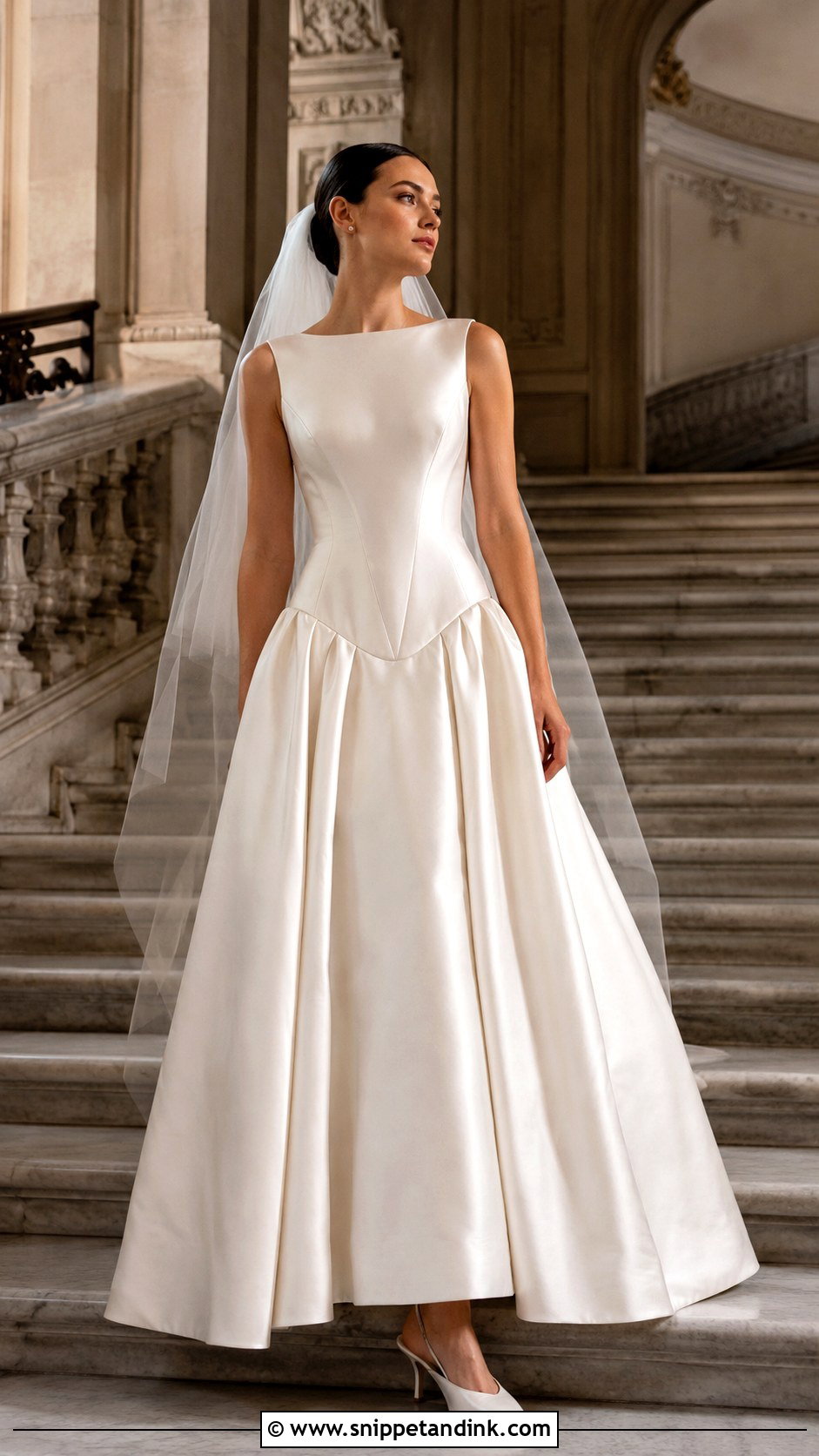Drop Waist Bride Dress - Snippet and Ink - 20 Bride Fashion Ideas