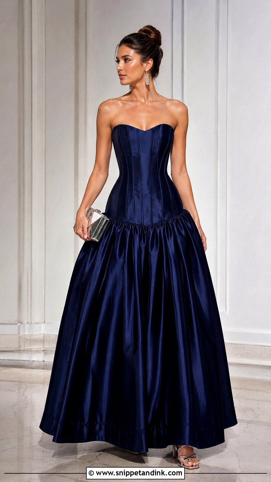 Drop Waist Corset Ballgown - Snippet and Ink - 20 Corset Ballgown Ideas