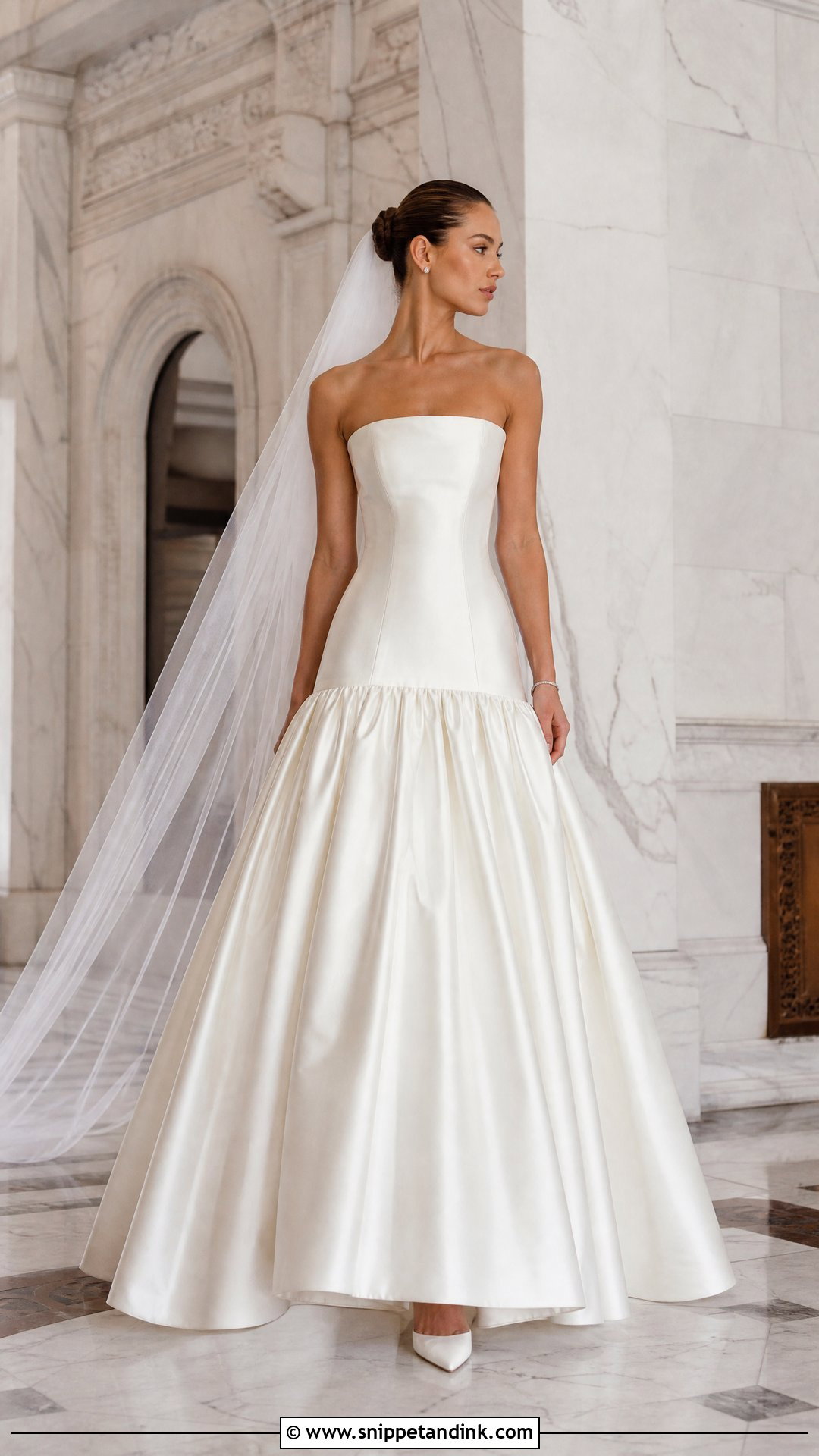 Drop Waist Formal Bridal Dress - Snippet and Ink - 20 Formal Bridal Dress Ideas