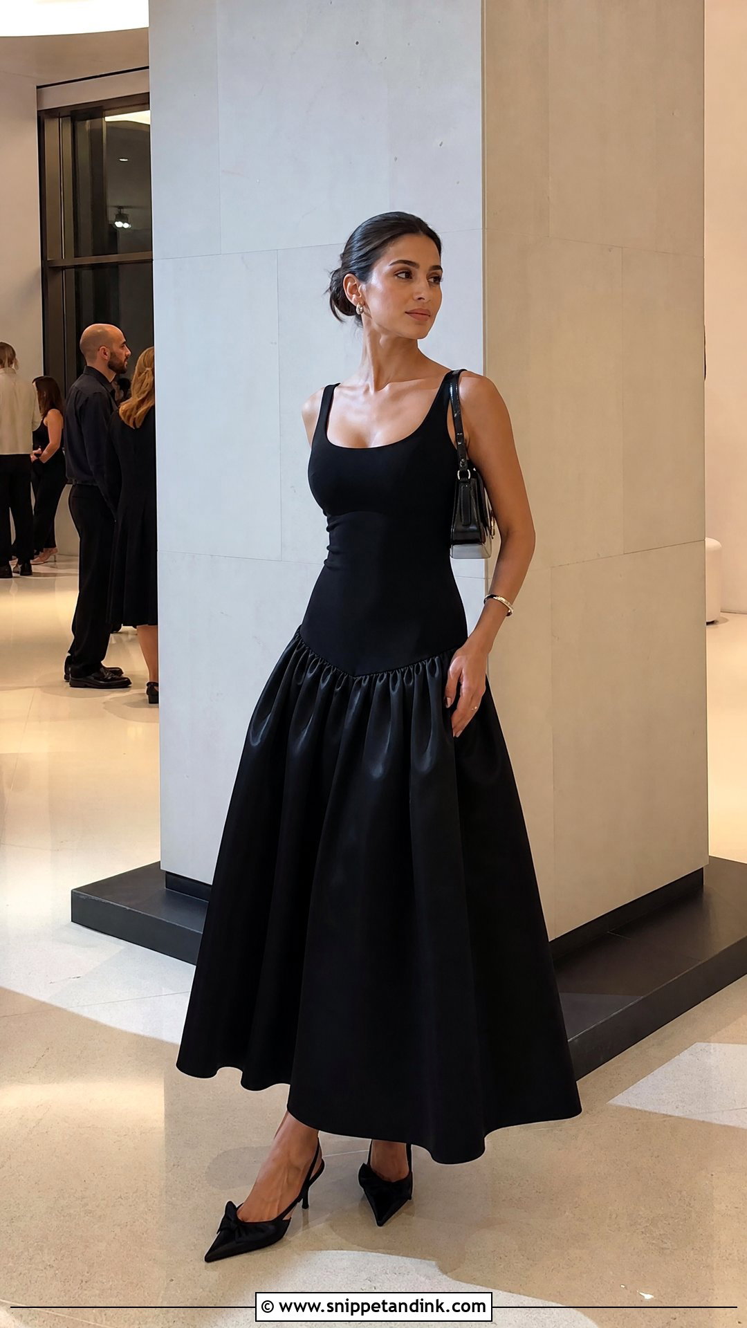 Drop Waist Gown With Kitten Heels - Snippet and Ink - 25 Trending Gowns