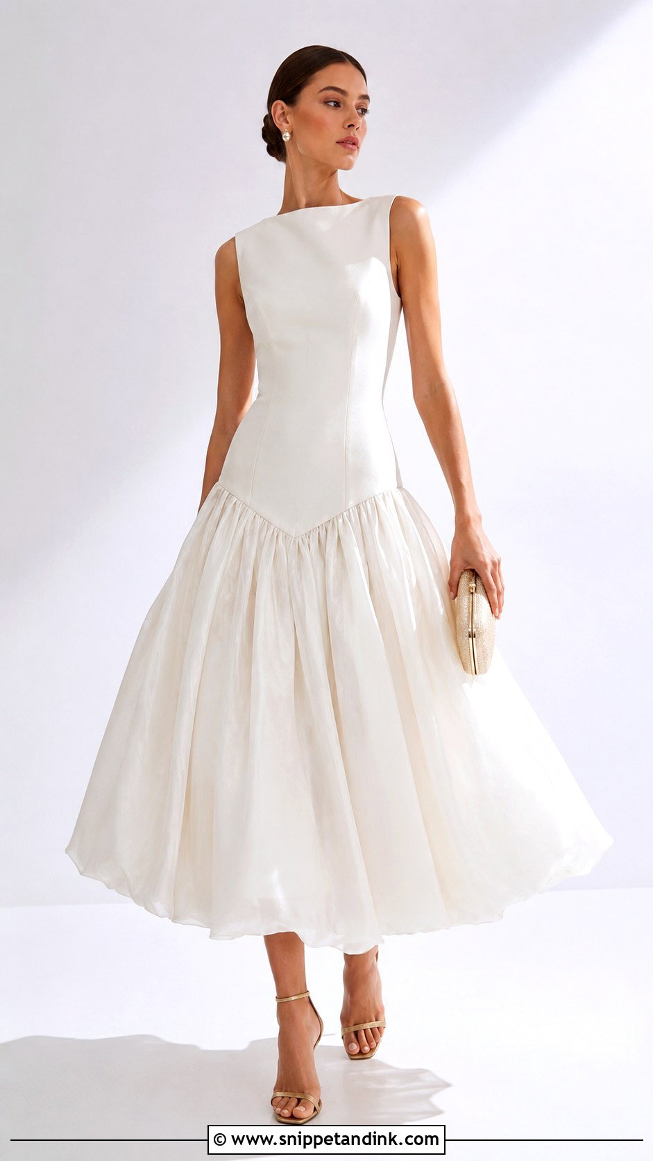 Drop Waist Gown - Snippet and Ink - 25 Gown Models Ideas