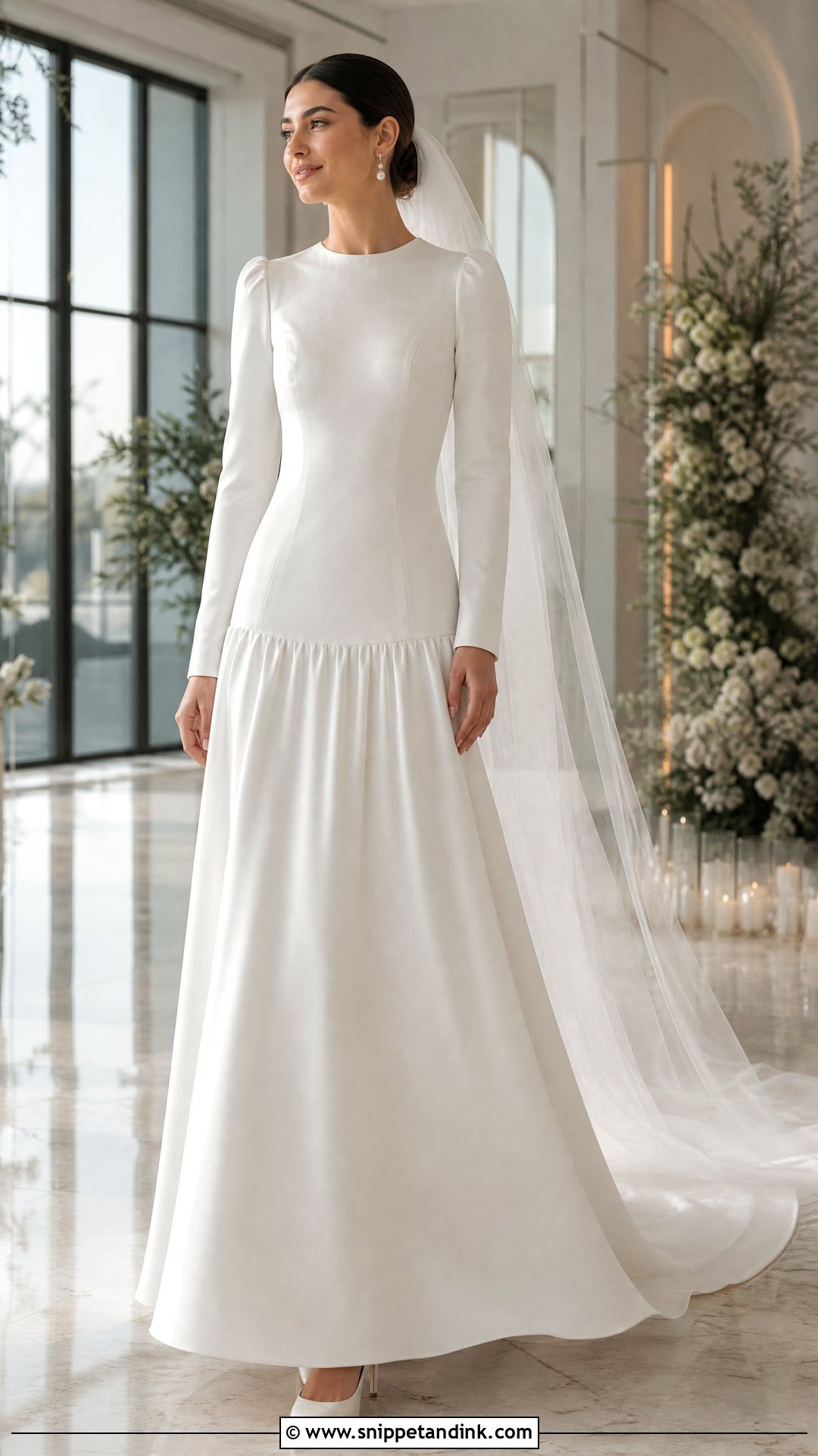 Drop Waist Jewish Wedding Dress - Snippet and Ink - 25 Jewish Wedding Dress Ideas