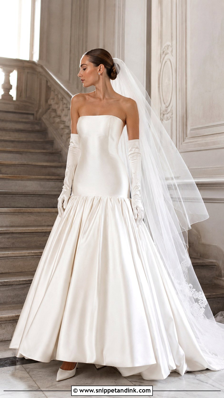 Drop Waist Marriage Gown - Snippet and Ink - 20 Marriage Gown Ideas