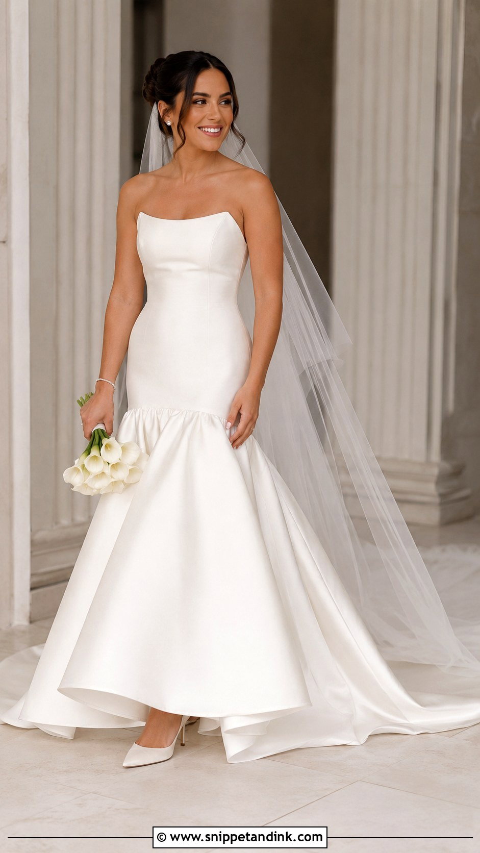 Drop Waist Mermaid Wedding Dress - Snippet and Ink - 25 Drop Waist Wedding Dresses