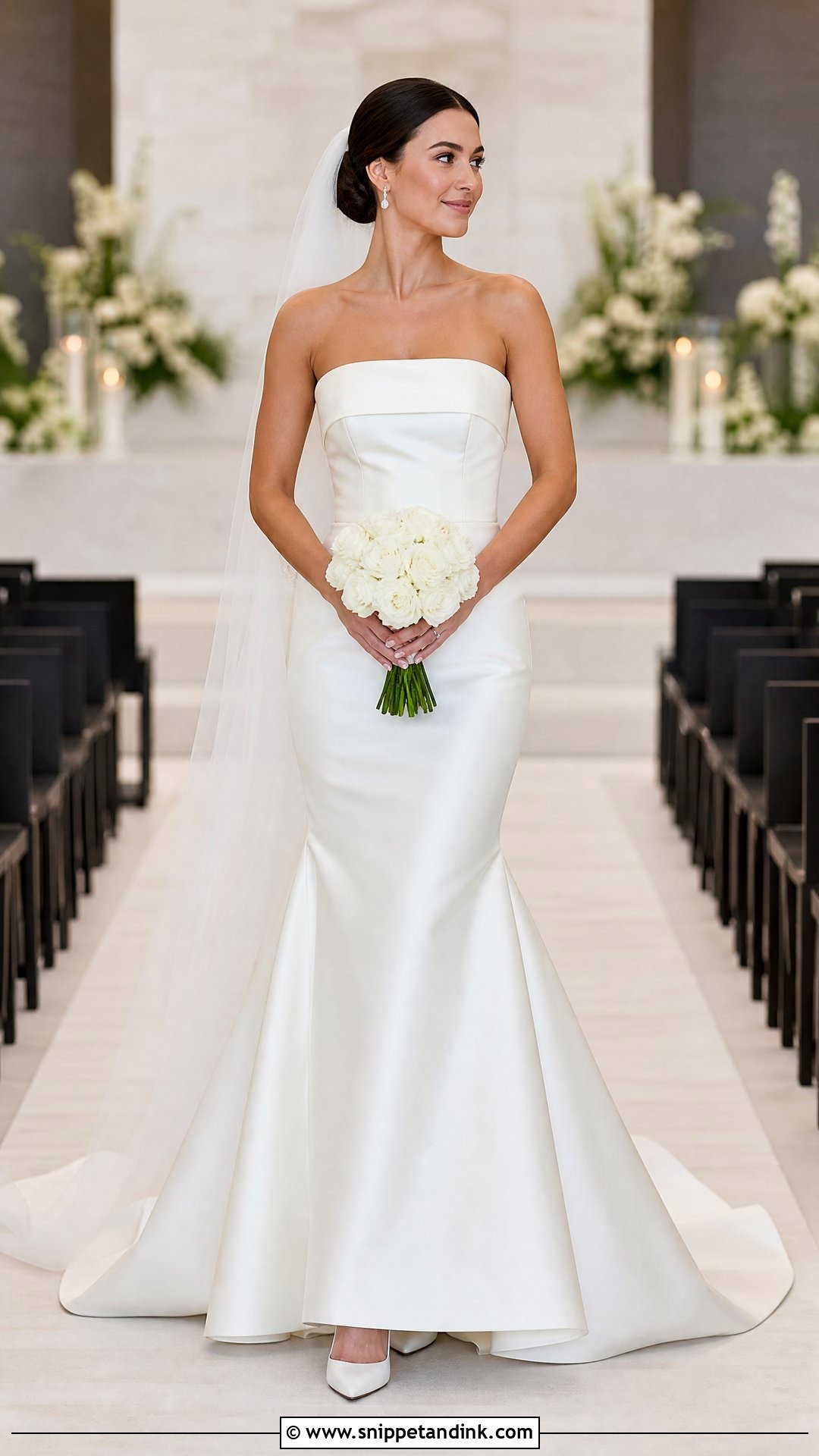 Drop Waist Mermaid Wedding Dress - Snippet and Ink - 25 Mermaid Bride Dress Ideas
