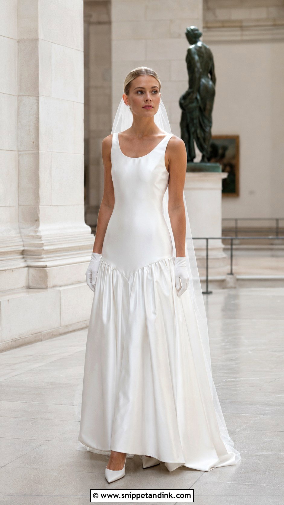 Drop Waist Morning Wedding Dress - Snippet and Ink - 20 Morning Wedding Dress Ideas