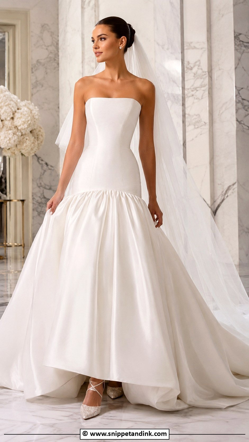 Drop Waist Princess Wedding Dress - Snippet and Ink - 35 Princess Wedding Dresses