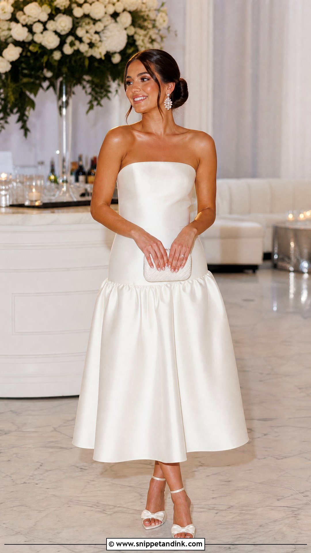 Drop Waist Reception Wedding Gown - Snippet and Ink - 25 Dropwaist Wedding Gown Ideas