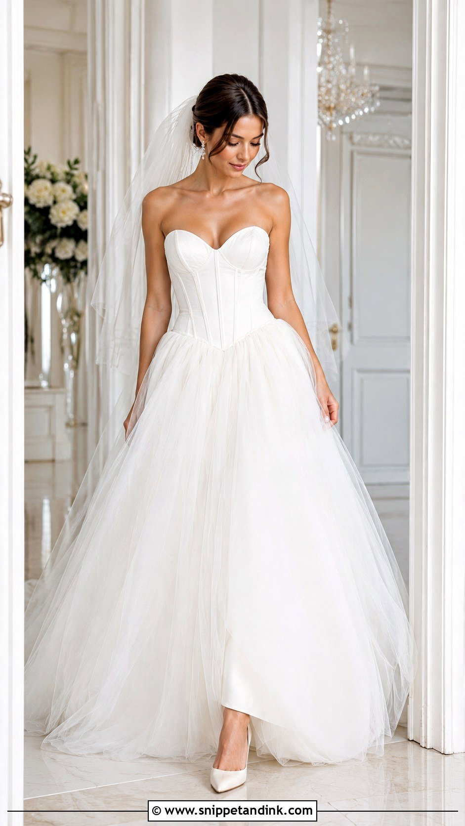Drop Waist Sweetheart Wedding Dress - Snippet and Ink - 25 Drop Waist Wedding Dresses