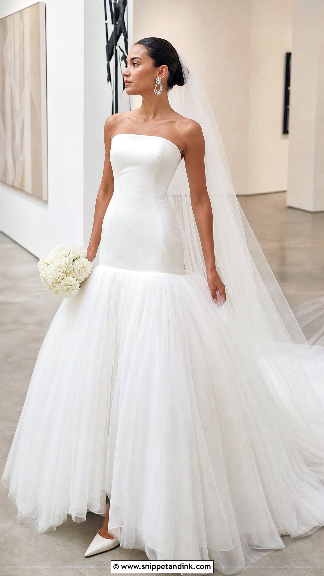 Drop Waist Vera Wang Ball Gown - Snippet and Ink - 20 Vera Wang Wedding Dress Ball Gown Ideas