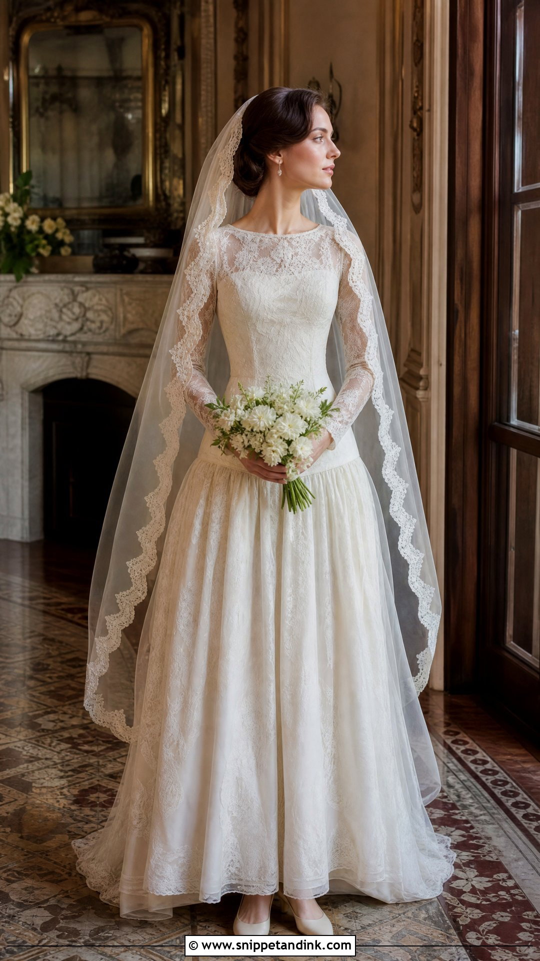 Drop Waist Vintage Wedding Gown - Snippet and Ink - 25 Dropwaist Wedding Gown Ideas