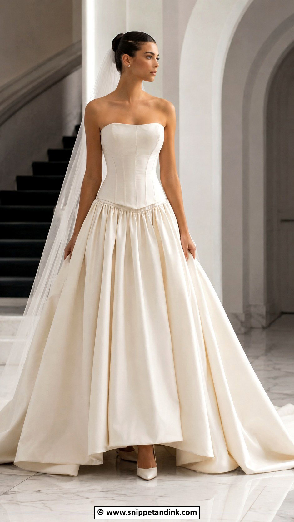 Drop Waist Wedding Dress - Snippet and Ink - 30 Beautiful Wedding Dresses