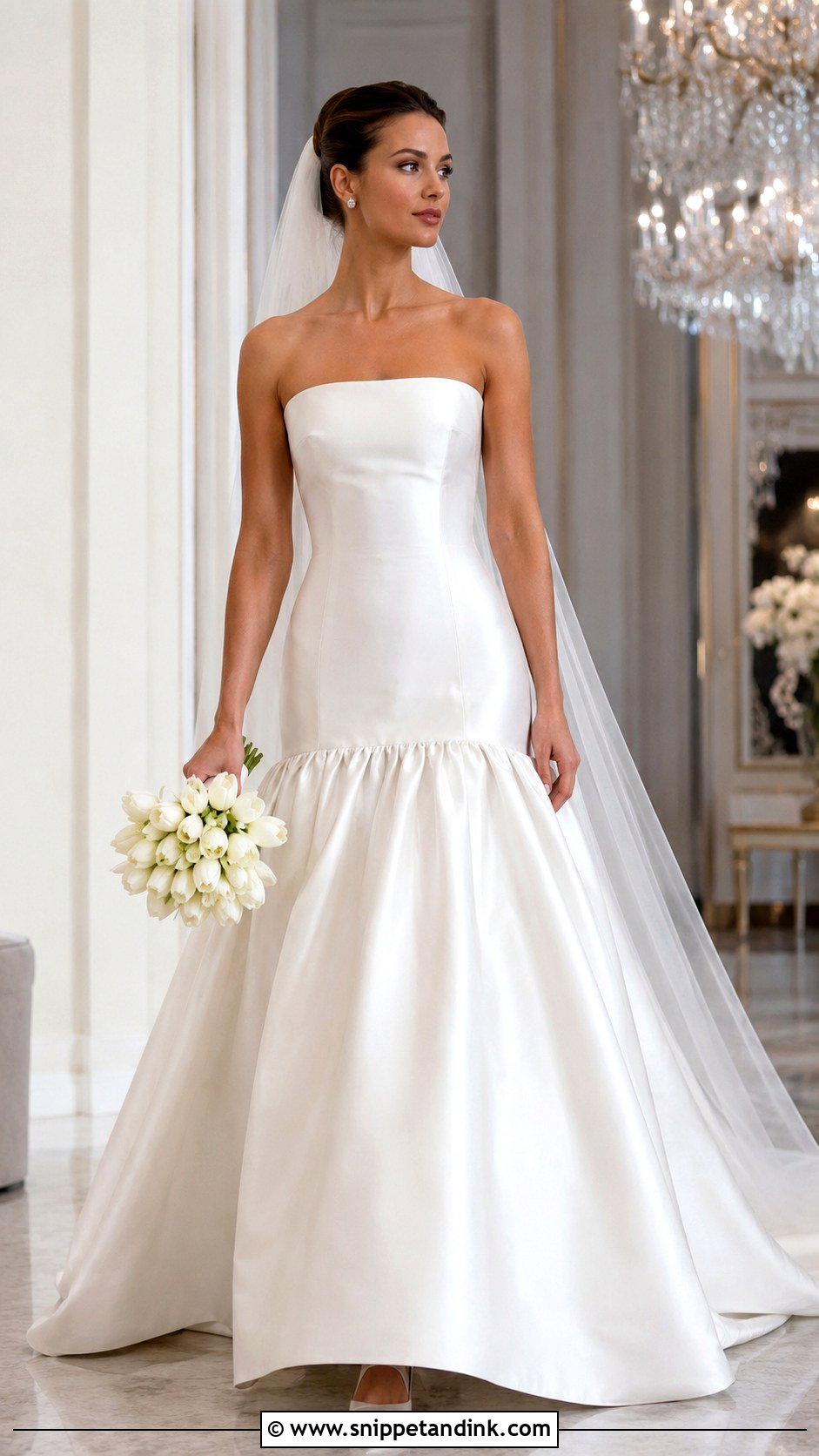Drop Waist Wedding Dress - Snippet and Ink - 20 Classic Modern Wedding Dress Ideas