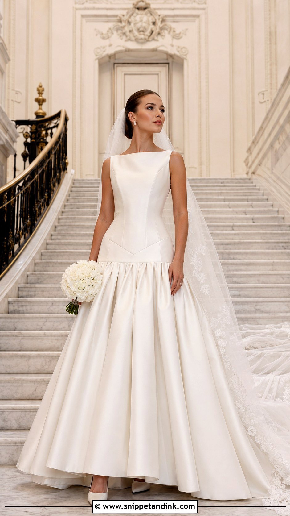 Drop Waist Wedding Dress - Snippet and Ink - 20 Classy Sophisticated Bride Wedding Dress Ideas