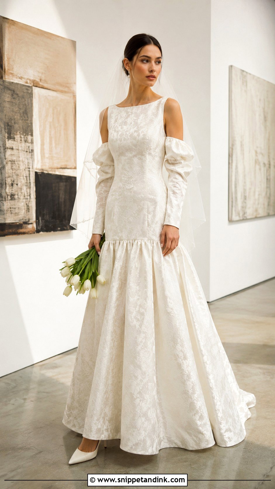 Drop Waist Wedding Dress - Snippet and Ink - 20 Elegant Vintage Wedding Dress Ideas