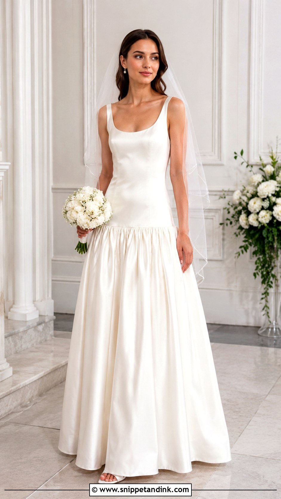 Drop Waist Wedding Dress - Snippet and Ink - 20 Fashion Wedding Dress Ideas