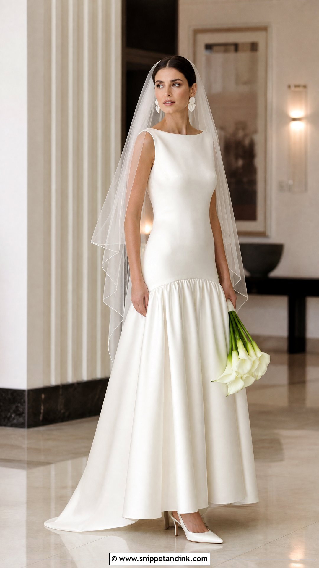Drop Waist Wedding Dress - Snippet and Ink - 20 Vogue Wedding Dress Ideas